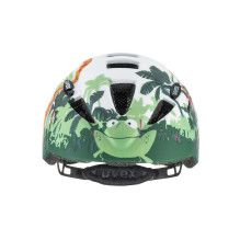 Vaikiška Dviračio Šalmas - Uvex Kid 2 CC Multicolour, 46-52 cm, Nuimamas Pamušalas, LED Suderinamas
