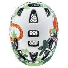 Vaikiška Dviračio Šalmas - Uvex Kid 2 CC Multicolour, 46-52 cm, Nuimamas Pamušalas, LED Suderinamas