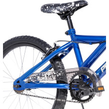 Vaikiškas Dviratis - HUFFY BMX HX Pro 20'' Plieninis Rėmas, Reguliuojama Sėdynė, Juoda / Mėlyna