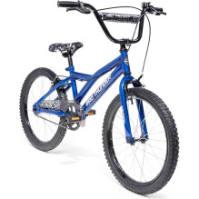 Vaikiškas Dviratis - HUFFY BMX HX Pro 20'' Plieninis Rėmas, Reguliuojama Sėdynė, Juoda / Mėlyna