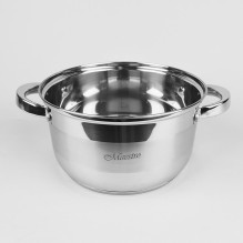 Indų Rinkinys - Maestro MR-2220-10 5 Nerūdijančio Plieno Puodai 16-26 cm Stikliniai Dangčiai