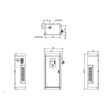 DC tipo įkrovimo stotelė - 60 kW CCS2 su 5m kabeliu (LAN, WLAN + GMS) OCPP 1.6 DC tipo įkrovimo stotelė - 60 kW CCS2 su 5m kabeliu (LAN, WLAN + GMS) OCPP 1.6