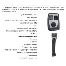 charging station 3f, 22Kw with type 2 cable + balanced power regulation + OCPP protocol (suitable for state support)