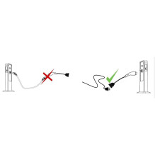 type 2 connector plug from the charging station to a household 220V - 16A plug type 2 connector plug from the charging station to a household 220V - 16A plug