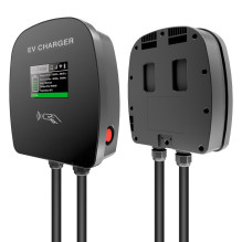 HYSUN firmos įkrovimo stotelė Wallbox 11kW su type 2 laidu, 5m ilgio, OCPP protokolu