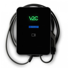 V2C Trydan charging station 22kW with display, 3-phase, Type 2 cable (10m), dynamic balancing