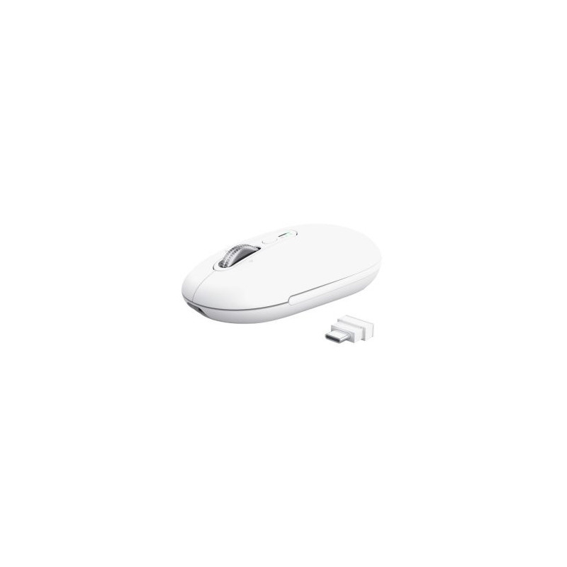 Datorpele Trust Seron Slim Multi-Wireless Hyperscroll Mouse White