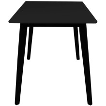 Dining table House Nordic Vojens, black, 120x70x75cm