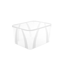 Storage box Rotho Lona, 25 l, transparent Storage box Rotho Lona, 25 l, transparent