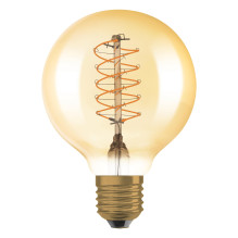 OSRAM LED BULB, G80, E27, 7W, 600LM, 2200K, DIMMABLE