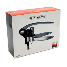 Kitchen Tool - Le Creuset LM-250s Corkscrew Metal Silver and Black Kitchen Tool - Le Creuset LM-250s Corkscrew Metal Silver and Black