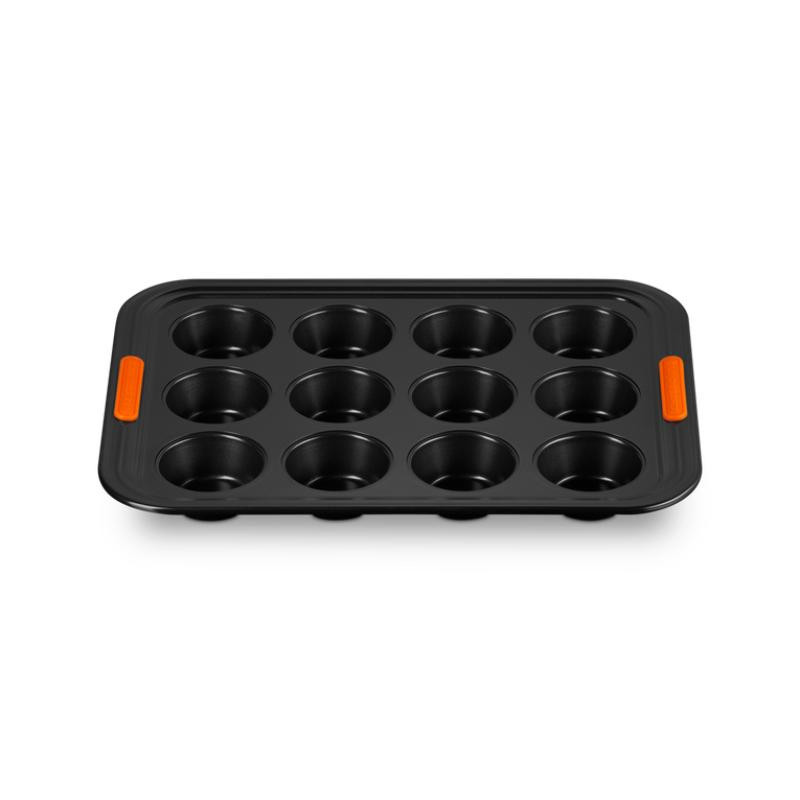 Baking Dish - Le Creuset Muffin Dish Carbon Steel, Non-Stick, 12 Cups, 240°C