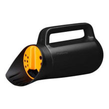 Garden Tool - Fiskars Solid Spreader 3 Flow Speeds Easy Lock System Black Orange