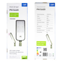 PNI SL620 200W street lighting lamp, 24000lm, 6500K, 230V PNI SL620 200W street lighting lamp, 24000lm, 6500K, 230V