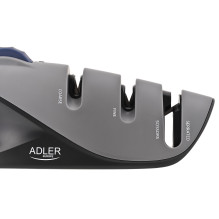 Knife sharpener ADLER AD 4531 Black, Grey Knife sharpener ADLER AD 4531 Black, Grey