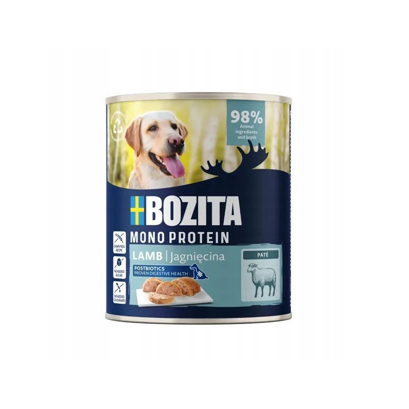 BOZITA Mono Pate Lamb - wet dog food - 800g