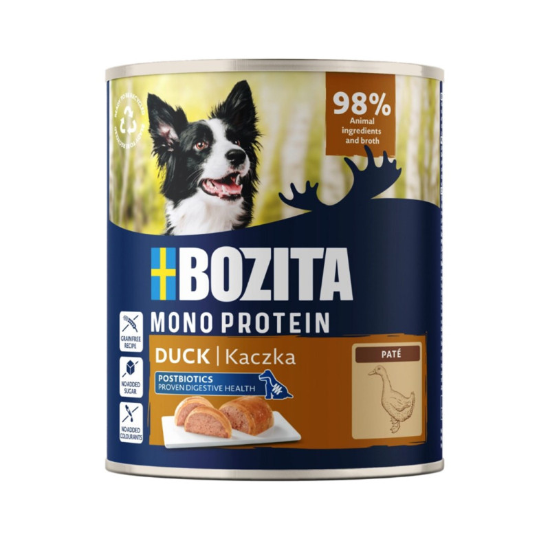 BOZITA Mono Pate Duck - wet dog food - 800g