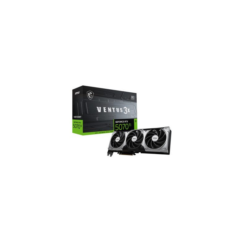Vaizdo plokštė MSI GeFroce RTX 5070 Ti Ventus OC 16G