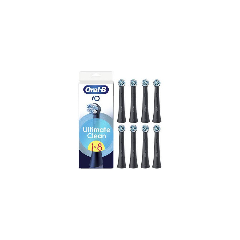 Oral-B Replaceable toothbrush heads iO UltimateClean Heads For adults Number of brush heads included 8 Black