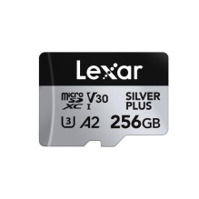 Lexar 256GB microSDXC Professional SILVER Plus UHS-I A2 V30 U3 4K