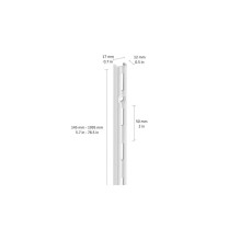 WALLBAND SINGLE 495MM GREY WALLBAND SINGLE 495MM GREY