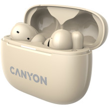 CANYON ausinės OnGo TWS-10 ANC+ENC Beige CANYON ausinės OnGo TWS-10 ANC+ENC Beige