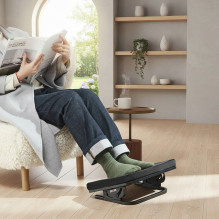 Maclean MC-460 Ergonomic Footrest Leg Foot Rest Infinitely Adjustable Angle Under Desk Removable Cushion Cushioned Maclean MC-460 Ergonomic Footrest Leg Foot Rest Infinitely Adjustable Angle Under Desk Removable Cushion Cushioned