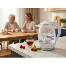 Esperanza EKK011W Electric kettle 1.7 L White, Multicolor 2200 W