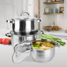 Maestro MR-2120-6L A set of pots of 6 elements Maestro MR-2120-6L A set of pots of 6 elements