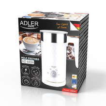 Adler AD 4494 pieno plakiklis / šildytuvas Automatinis, metalinis, baltas