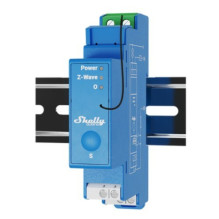 Shelly Qubino Wave Pro 1 elektrinė relė, mėlyna Shelly Qubino Wave Pro 1 elektrinė relė, mėlyna