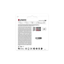 Kingston Technology 8GB microSDHC Industrial C10 A1 pSLC Card + SD Adapter Kingston Technology 8GB microSDHC Industrial C10 A1 pSLC Card + SD Adapter