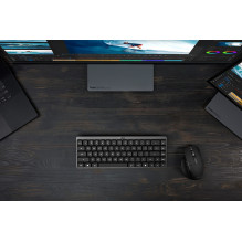 ASUS ProArt KD300 klaviatūra namams / biurui, USB + RF belaidė + „Bluetooth“, juoda