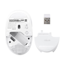 ASUS Fragrance MD101 pelė namams, skirta abiem rankoms, RF belaidė + „Bluetooth“ optinė, 2400 DPI
