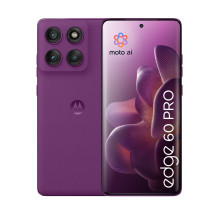 „Motorola edge 60 pro“ 16,9 cm (6,67 colio) dviejų SIM kortelių „Android 15“ 5G USB C tipo 12 GB 512 GB 6000 mAh violeti