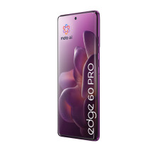 „Motorola edge 60 pro“ 16,9 cm (6,67 colio) dviejų SIM kortelių „Android 15“ 5G USB C tipo 12 GB 512 GB 6000 mAh violeti