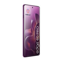 „Motorola edge 60 pro“ 16,9 cm (6,67 colio) dviejų SIM kortelių „Android 15“ 5G USB C tipo 12 GB 512 GB 6000 mAh violeti