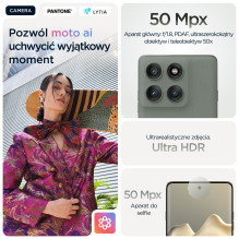 „Motorola edge 60 pro“ 16,9 cm (6,67 colio) dviejų SIM kortelių „Android 15“ 5G USB C tipo 12 GB 512 GB 6000 mAh pilkas