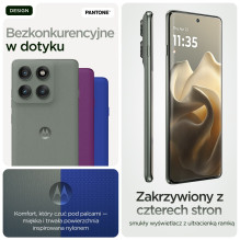 „Motorola edge 60 pro“ 16,9 cm (6,67 colio) dviejų SIM kortelių „Android 15“ 5G USB C tipo 12 GB 512 GB 6000 mAh pilkas