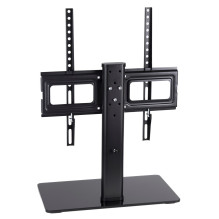 Maclean MC-450 Universal TV Stand for TV Cabinet max. 40kg, max. VESA 400x400 32-65" Tempered Glass Base 3-Level He Maclean MC-450 Universal TV Stand for TV Cabinet max. 40kg, max. VESA 400x400 32-65" Tempered Glass Base 3-Level He