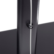 Maclean MC-450 Universal TV Stand for TV Cabinet max. 40kg, max. VESA 400x400 32-65" Tempered Glass Base 3-Level He Maclean MC-450 Universal TV Stand for TV Cabinet max. 40kg, max. VESA 400x400 32-65" Tempered Glass Base 3-Level He