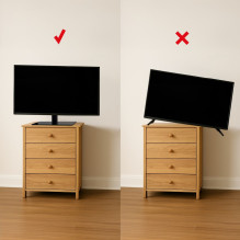 Maclean MC-450 Universal TV Stand for TV Cabinet max. 40kg, max. VESA 400x400 32-65" Tempered Glass Base 3-Level He Maclean MC-450 Universal TV Stand for TV Cabinet max. 40kg, max. VESA 400x400 32-65" Tempered Glass Base 3-Level He