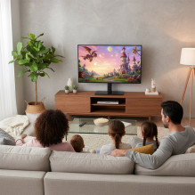 Maclean MC-450 Universal TV Stand for TV Cabinet max. 40kg, max. VESA 400x400 32-65" Tempered Glass Base 3-Level He Maclean MC-450 Universal TV Stand for TV Cabinet max. 40kg, max. VESA 400x400 32-65" Tempered Glass Base 3-Level He