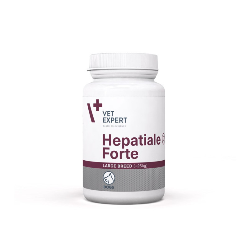 VETEXPERT Hepatiale Forte didelėms veislėms - papildai šunims - 40 tablečių