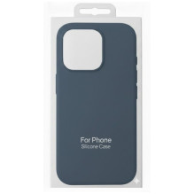 Dėklas "TM MagSafe Silicone" skirtas iPhone 15 Pro / Storm Blue /