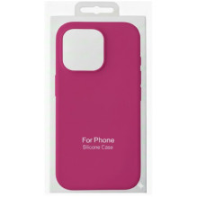 Case "TM MagSafe Silicone" for iPhone 16 / Fuchsia /