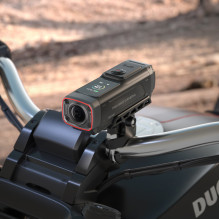 AKEEYO 730Pro 4K vaizdo įrašymo įrenginys, skirtas motociklams ir motociklams ant vairo – juodas