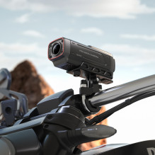 AKEEYO 730Pro 4K vaizdo įrašymo įrenginys, skirtas motociklams ir motociklams ant vairo – juodas