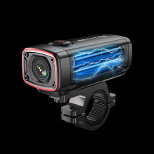 AKEEYO AKY-710S sports camera 4K video recorder for motorcycle handlebar - black