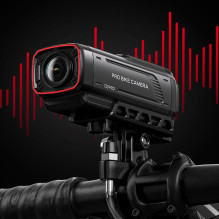 AKEEYO 730Pro 4K vaizdo įrašymo įrenginys, skirtas motociklams ir motociklams ant vairo – juodas